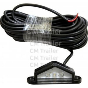 "Multi-Volt Brite Tech Number Plate Light - Black Body"