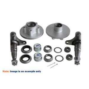 "1750kg/pr 5x4 1/2" x1/2" Brake Ready 39mm Stub Hub Set - Trailparts"