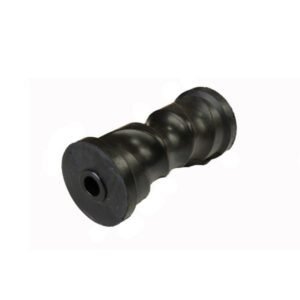 "160mm Black Rubber Self Centre Roller - Trailparts for Maximum Performance"