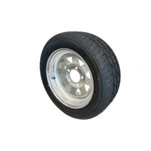 "195/50 R13C Trailparts Rim/Tyre Assembly - 5 X 4 1/2" Galvanized, 900Kg Capacity"