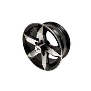 "13" x 6" 1000kg KANTANA GLOSS SHADOW Alloy Rim - Trailparts X3930"