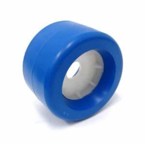 "Smooth 105mm Blue Wobble Roller for Cm Trailers - Get the Best Performance!"