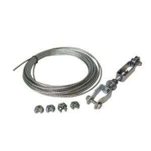 "Trailparts Mechanical Cable Brake Kit Complete: 1 Axle 15M for Maximum Braking Performance"