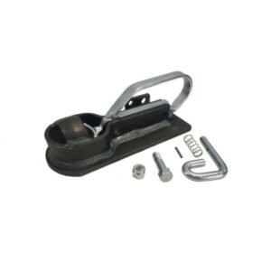 "Trailparts Lever Type Steel Coupling 1 7/8" Ag Black Unassembled - Durable & Easy to Assemble"