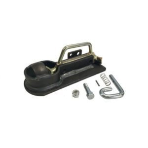 "Unassembled 2-in-1 Black Steel Lever Type Coupling - Trailparts"