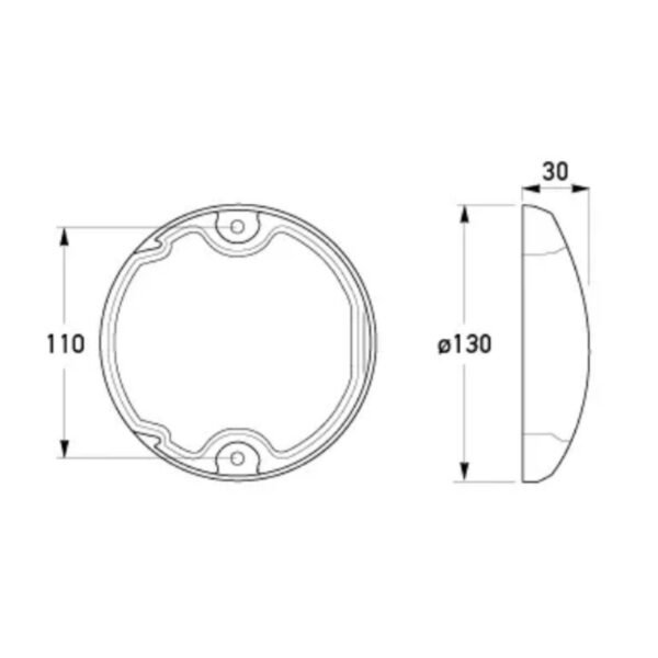 "Hella Euroled Rear Direction Indicator Lamp: Bright, Durable, and Reliable Lighting"