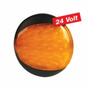 "24V Amber Euroled Signal Warning Lamp by Hella LED - Get Visible Safety & Security!"