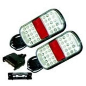 "Cm Trailers 370 Lighting Kit: Stop/Tail/Indicator Reflector, Number Plate 10/30V 9M Leads Plug"