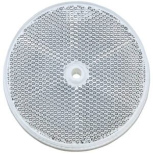 "Narva 84020Bl Clear Retro Reflector 80mm Diameter with Central Fixing Hole"