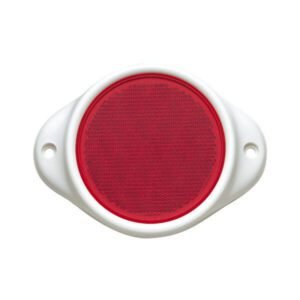 "Narva 84082Bl Red Retro Reflector 80mm Diameter in Plastic Holder - Enhance Visibility & Safety"