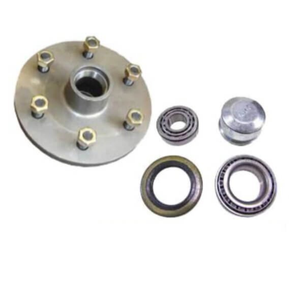 Alko 7 1/2" Plated Unbraked Hub Kit for Land Cruiser - Stud Pattern