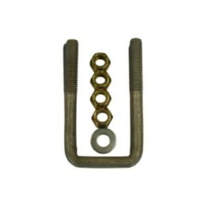 "Galvanised U-Bolt Kit for 6 Leaf Spring - Alko Quality Guaranteed"