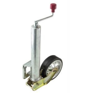 Alko 200mm HD Semi-Auto Retractable Jockey Wheel - Heavy Duty & Easy to Use