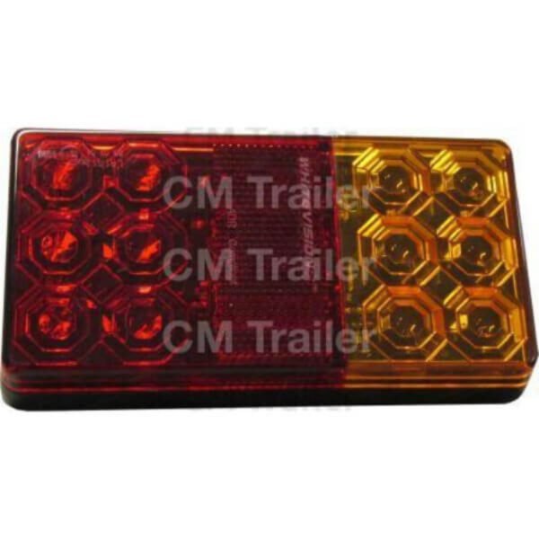 "Low Profile Multi-Volt BL160 Cm Trailers Tail Lamp Combo - Enhance Your Vehicle's Visibility"