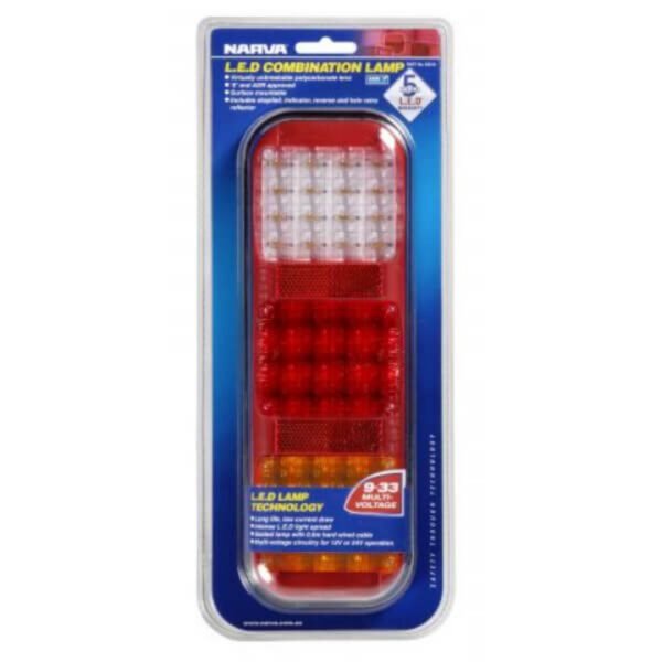 "Narva 94210 LED Trailer Combination Rear Tail Lights - Bright & Durable Lighting Solution"