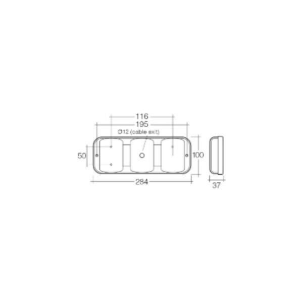 "Narva 94210 LED Trailer Combination Rear Tail Lights - Bright & Durable Lighting Solution"