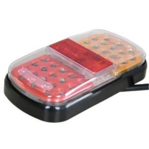 "160 x 80mm Submersible LED Tail Light Kit - Short Lead | Trailparts"