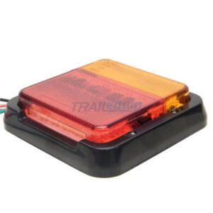 "Trailparts LED Tail Lamp - 120x125mm, Multivolt, L/H - Brighten Your Trails!"