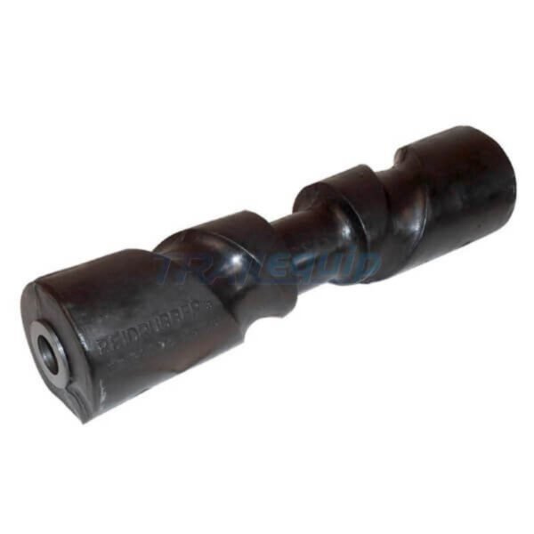 "280mm Black Rubber Self Centre Roller - Trailparts for Maximum Performance"