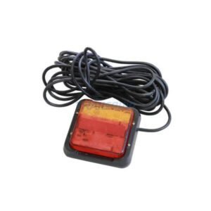 "Trailparts LED Tail Lamp - 120x125mm, Multivolt, NPL, 6m Cable"