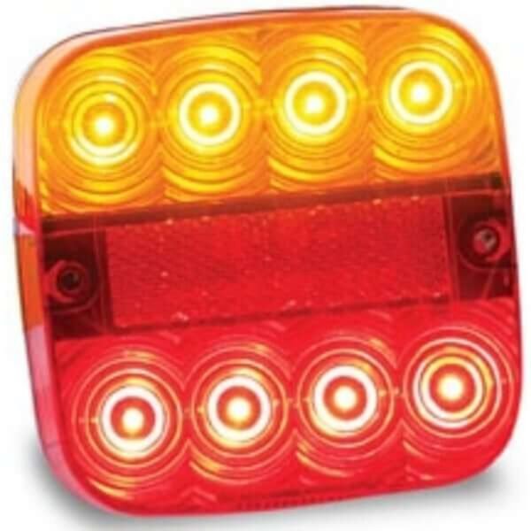 "107mm x 107mm x 23mm LED Combination Lamp - Brighten Your Automobile!"