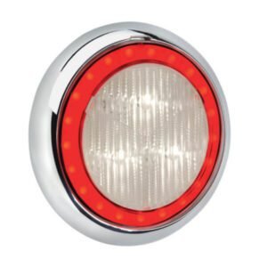 Narva 94342C 9-33V White LED Reverse Lamp with Red LED Tail Ring & 0.5M Hard-Wired Cable