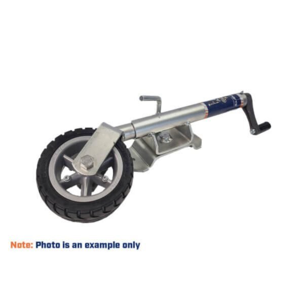 "Trailparts 7" Alloy Jockey Wheel with 250kg U-Bolt Capacity"