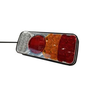 "Trailparts LED Tail Lamp with 200x85mm Colour Lens & 10-30V Reverse - Illuminate Your Path!"