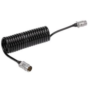 Narva 82502 7 Core 4mm 3.6m Long 2 Short Tails with Fitted Plugs - High Quality Electrical Cable for Professional Use